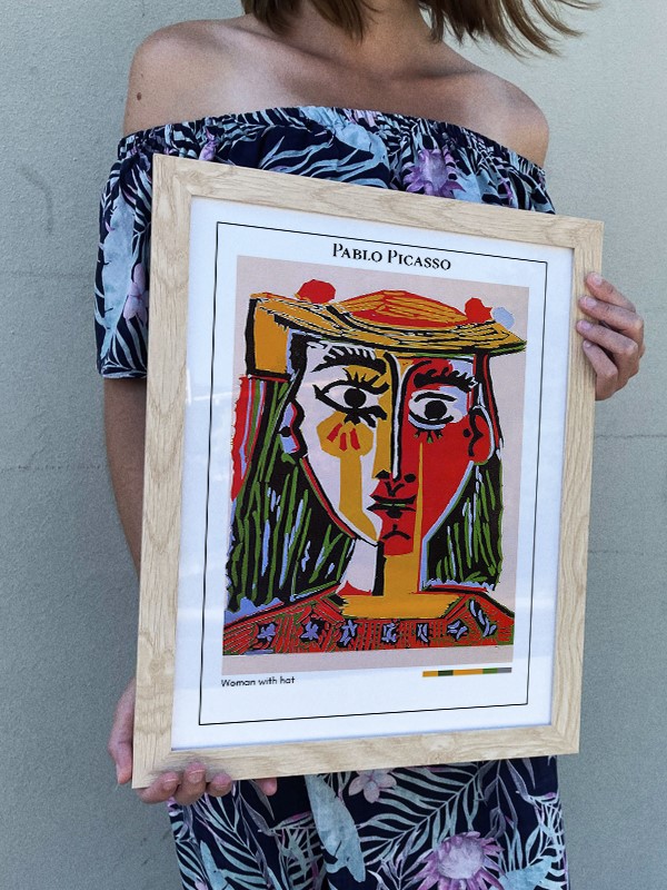Pablo Picasso Woman with hat Poster