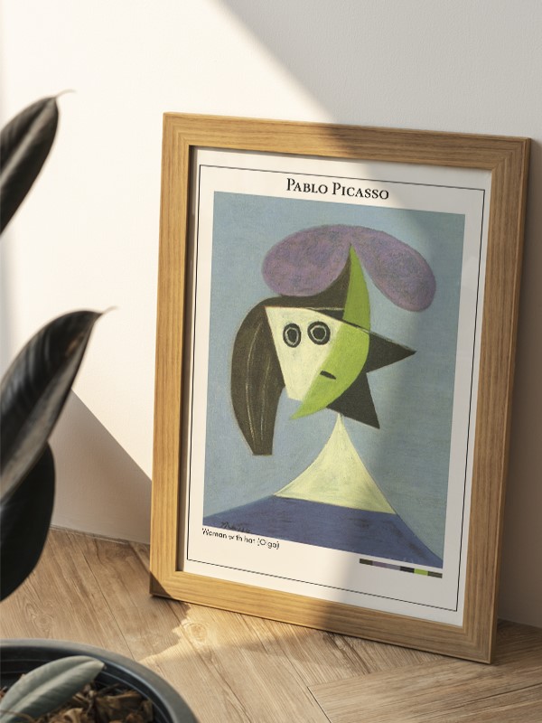 Pablo Picasso Woman with hat (Olga) Poster
