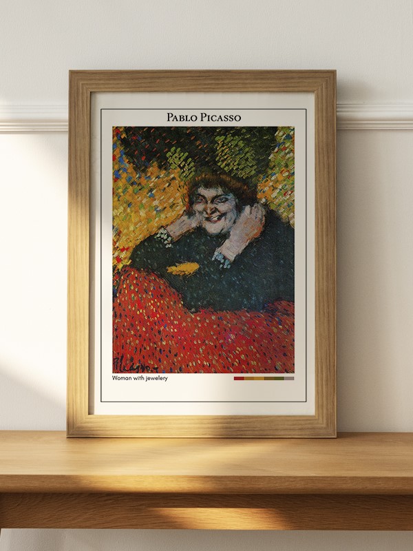 Pablo Picasso Woman with jewelery Poster - En İyi Fiyatlarla