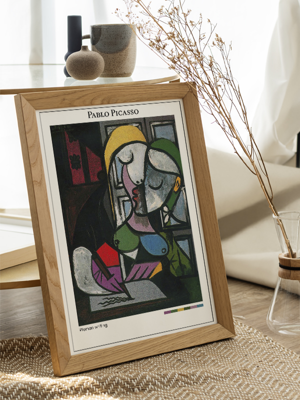 Pablo Picasso Woman writing Poster