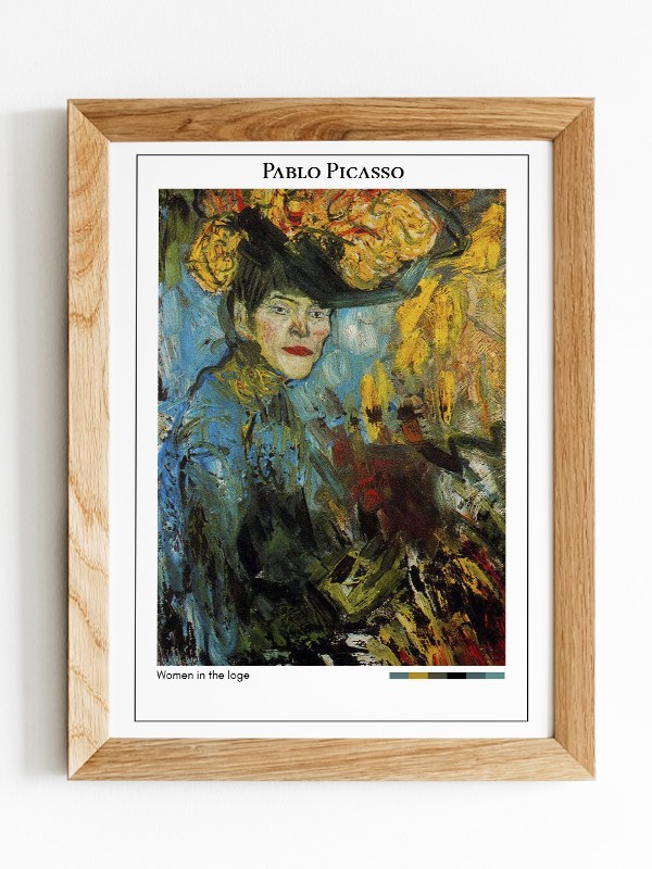 Pablo Picasso Women in the loge Poster