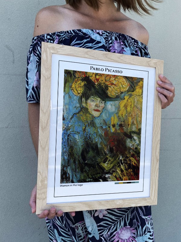 Pablo Picasso Women in the loge Poster