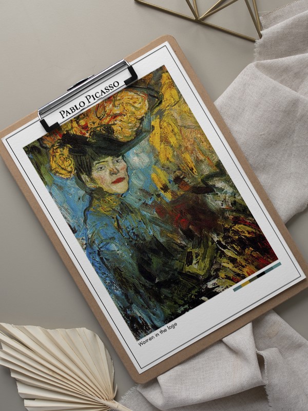 Pablo Picasso Women in the loge Poster