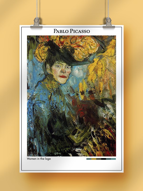 Pablo Picasso Women in the loge Poster