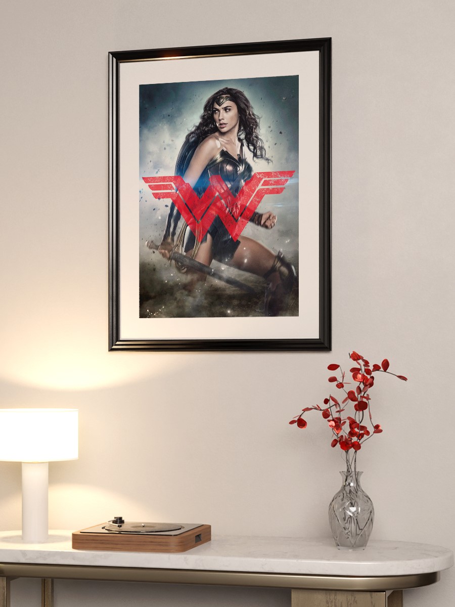Wonder Woman Poster, Çerçevesiz Tv Film Poster