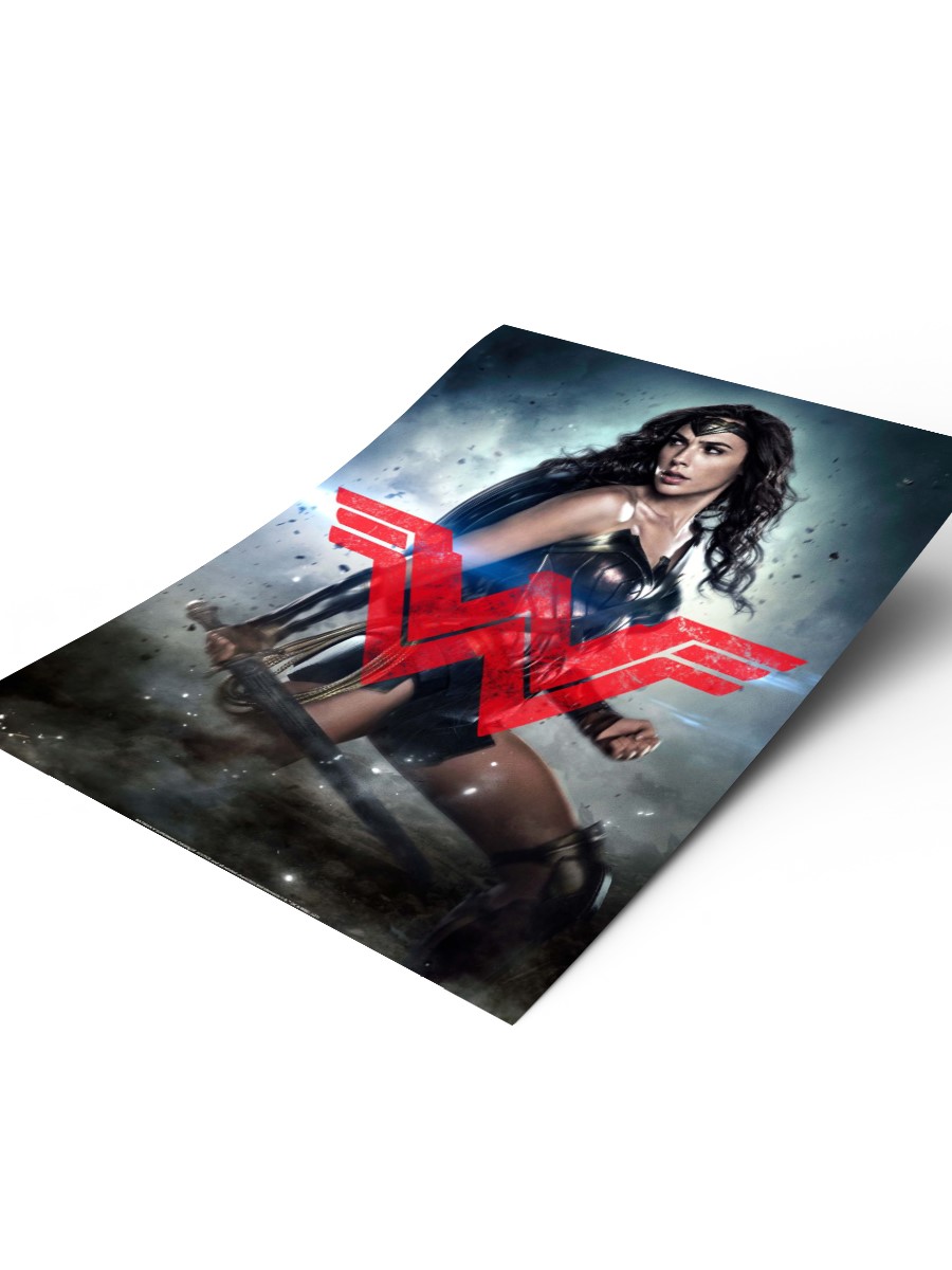Wonder Woman Poster, Çerçevesiz Tv Film Poster