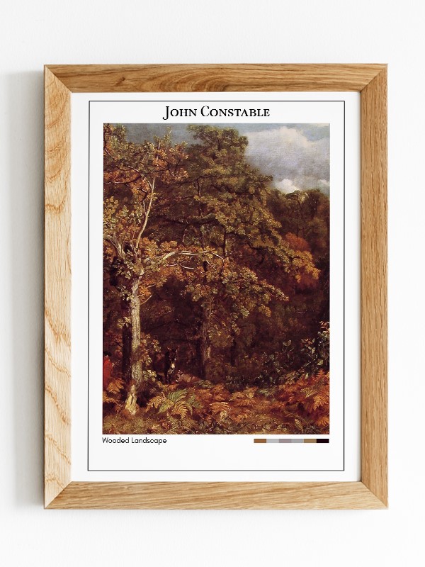 John Constable Wooded Landscape Poster