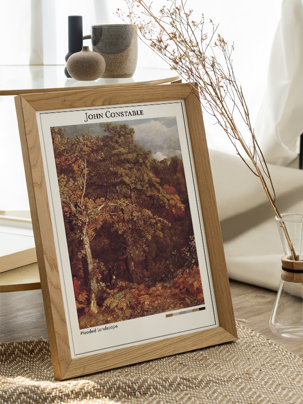 John Constable Wooded Landscape Poster