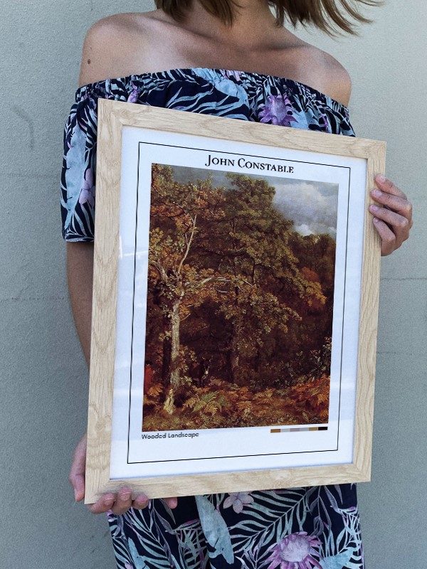 John Constable Wooded Landscape Poster