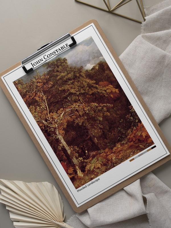 John Constable Wooded Landscape Poster