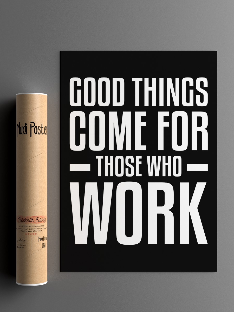 Work Motivation Poster, Çerçevesiz Tv Film Poster