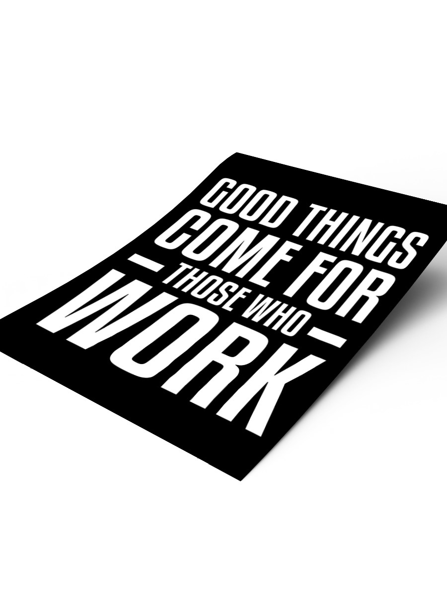 Work Motivation Poster, Çerçevesiz Tv Film Poster