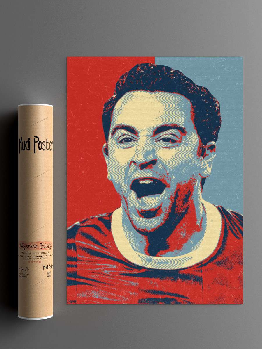 xavi Futbol Poster Çerçevesiz Yüksek Kalite Futbolcu Duvar Poster