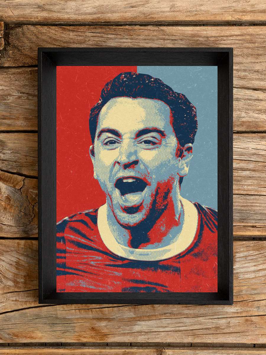 xavi Futbol Poster Çerçevesiz Yüksek Kalite Futbolcu Duvar Poster