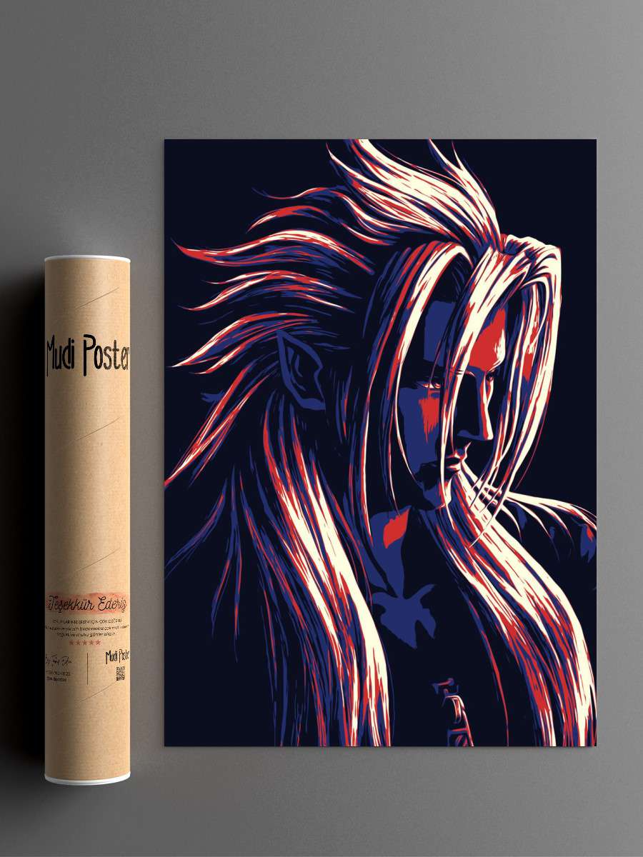 Xemnas Anime Poster Çerçevesiz Yüksek Kalite Anime Duvar Poster
