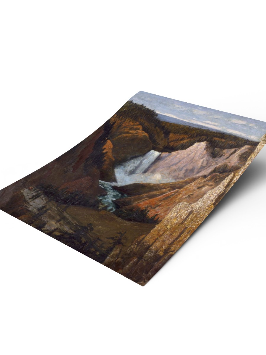 Yellowstone Grand Canyon  Tablo Sanatsal Ünlü Ressam Poster Çerçevesiz Yüksek Kalite Poster