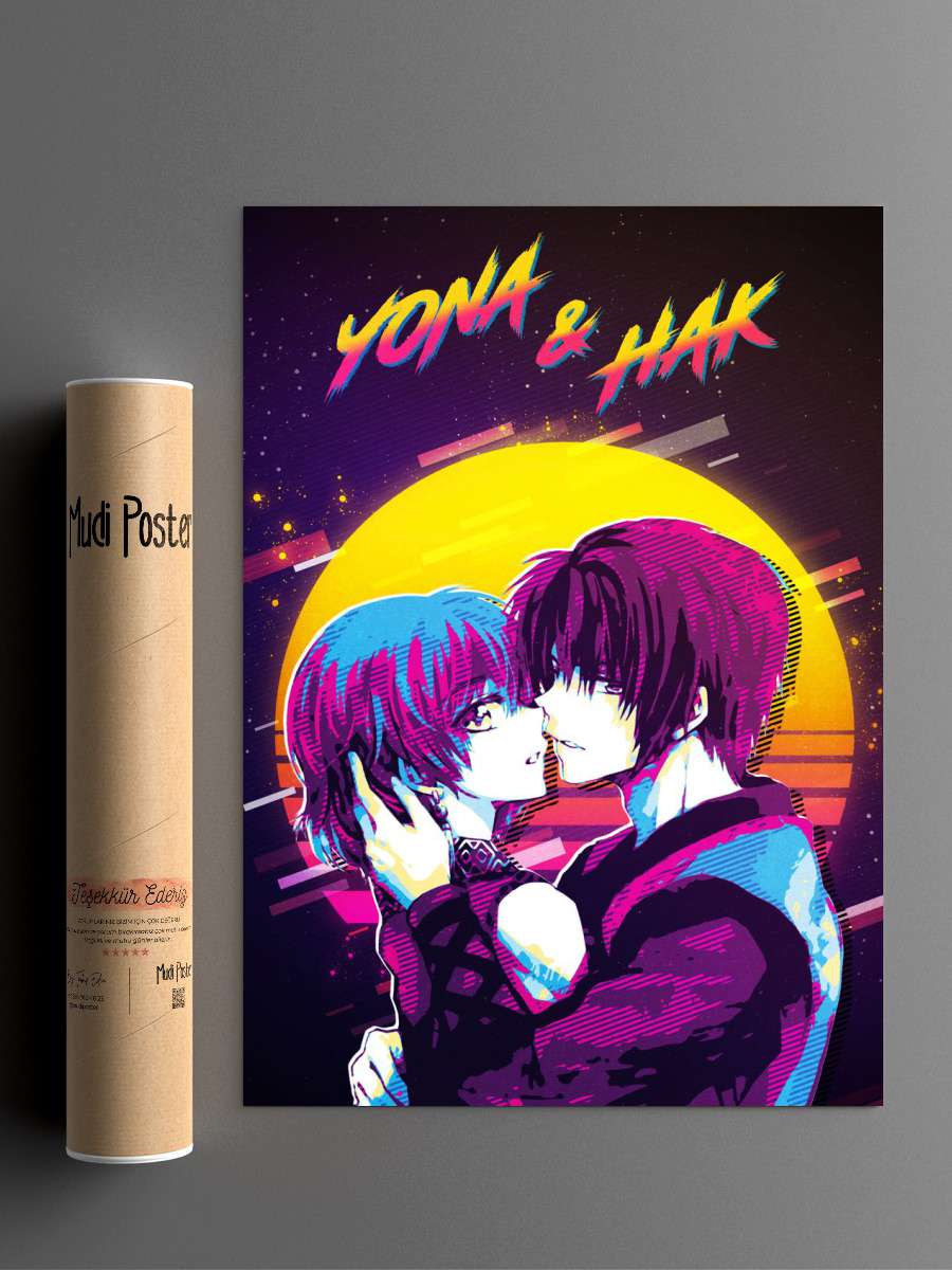 Yona and Hak Anime Poster Çerçevesiz Yüksek Kalite Anime Duvar Poster
