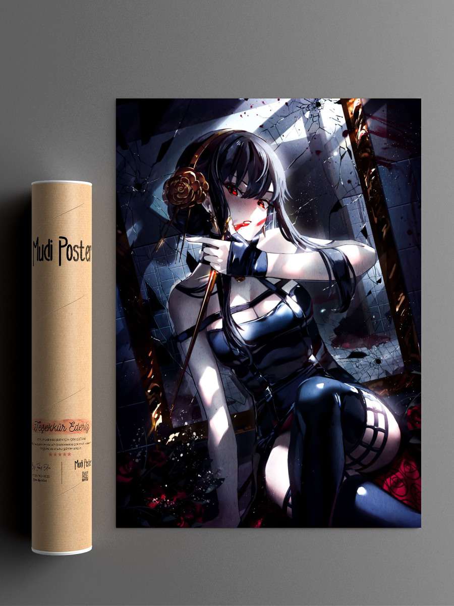 Yor Forger Spy x Family Anime Poster Çerçevesiz Yüksek Kalite Anime Duvar Poster