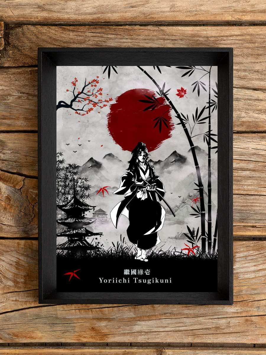 Yoriichi Tsugikuni Demon Anime Poster Çerçevesiz Yüksek Kalite Anime Duvar Poster