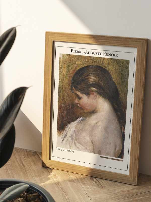 Pierre-Auguste Renoir Young Girl Reading Poster