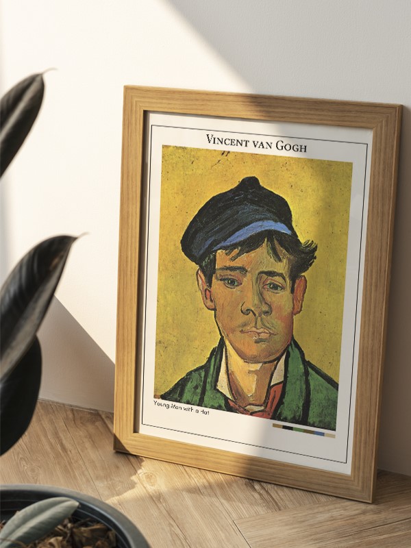 Vincent van Gogh Young Man with a Hat Poster