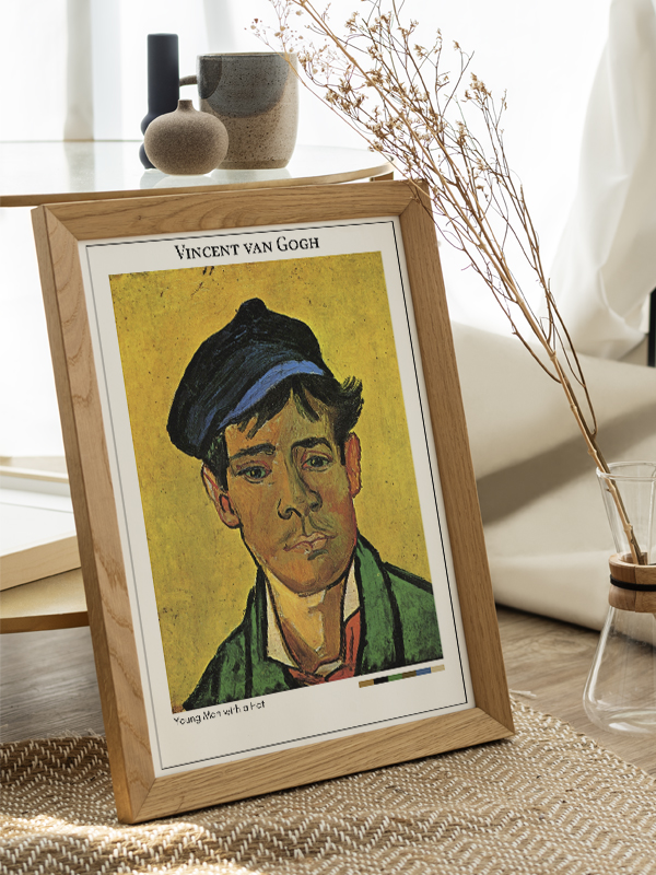Vincent van Gogh Young Man with a Hat Poster