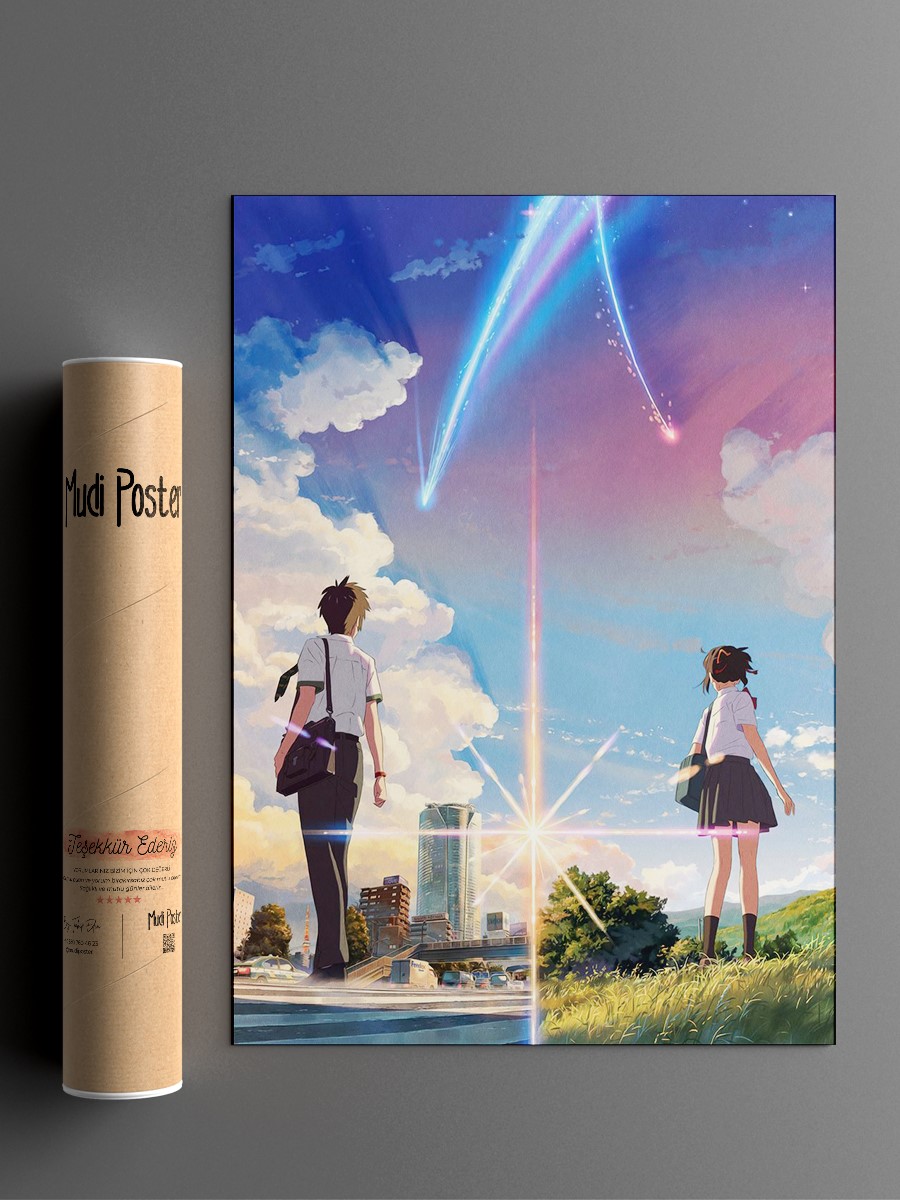 Your Name Anime Poster, Çerçevesiz Tv Film Poster