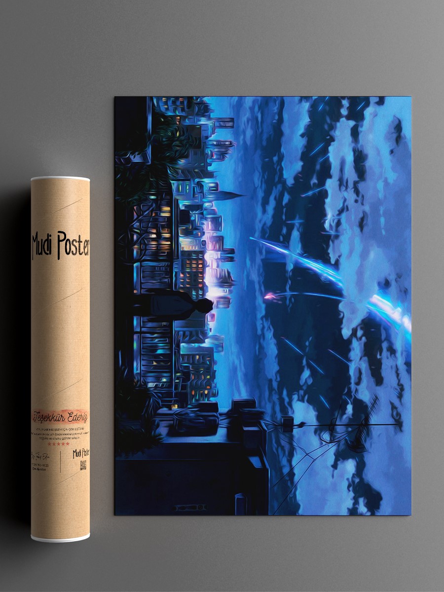 Your Name Anime Japan Anime Poster Çerçevesiz Yüksek Kalite Anime Duvar Poster