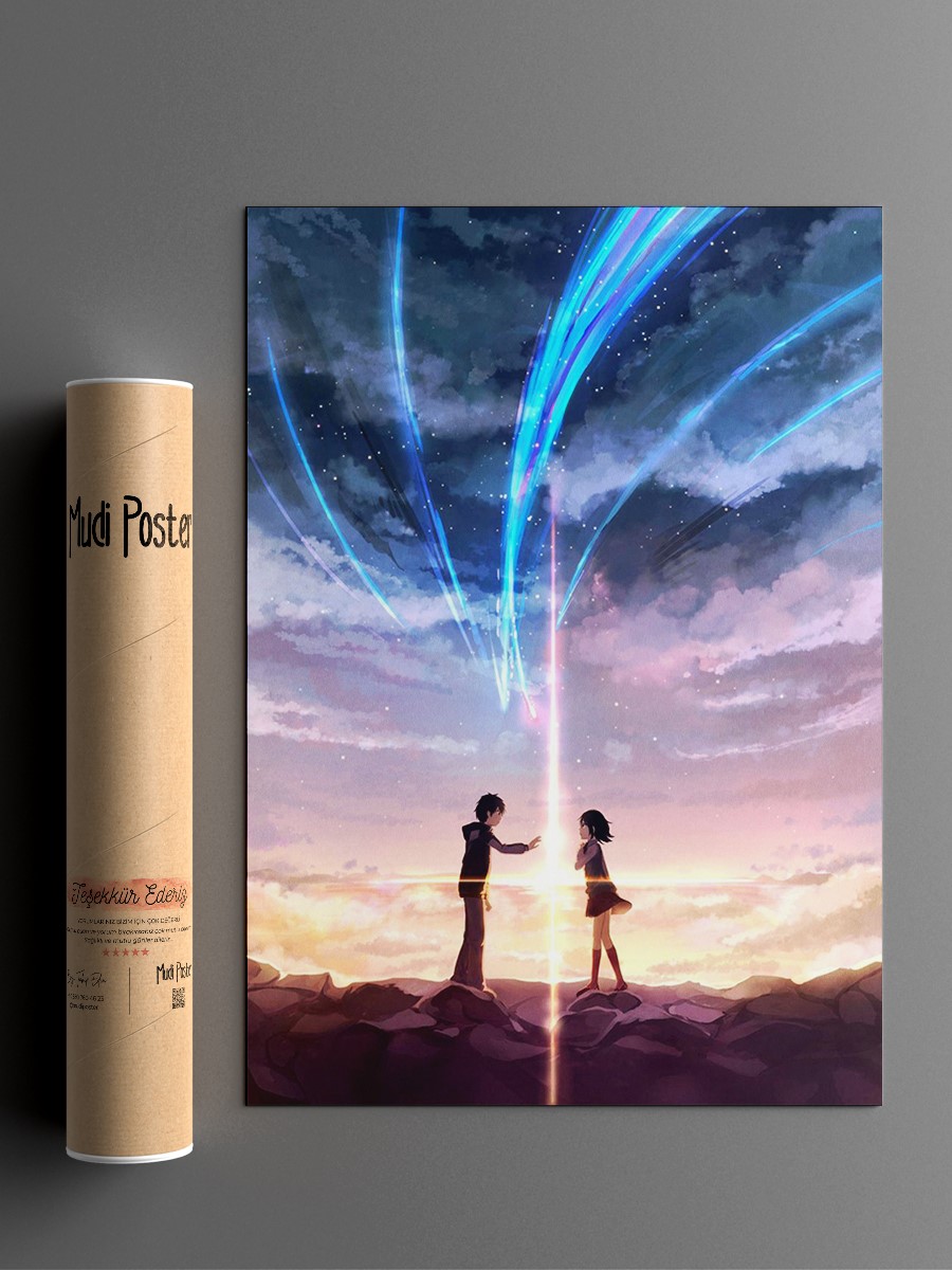Your Name Anime Poster Çerçevesiz Yüksek Kalite Anime Duvar Poster