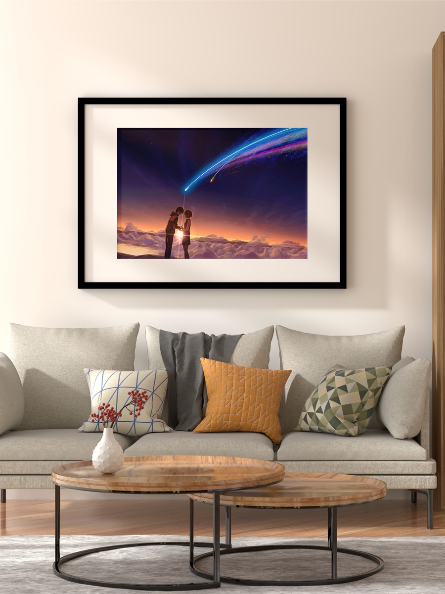 Your Name Anime Poster Çerçevesiz Yüksek Kalite Anime Duvar Poster