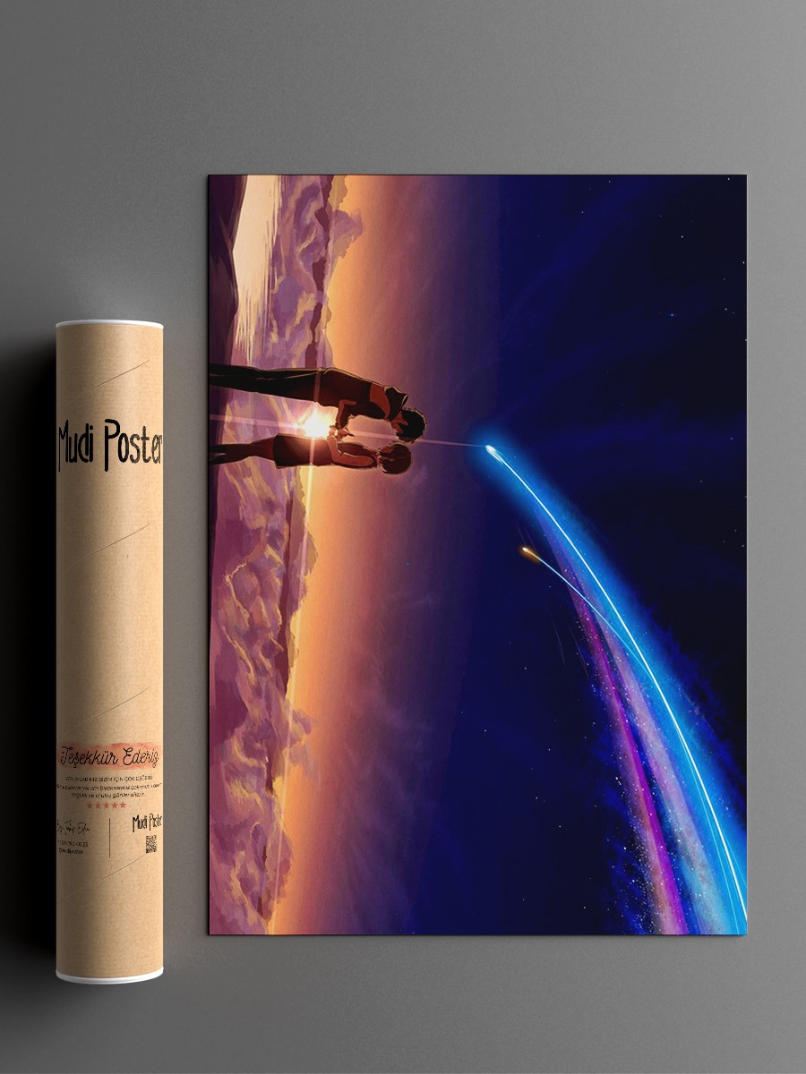 Your Name Anime Poster Çerçevesiz Yüksek Kalite Anime Duvar Poster