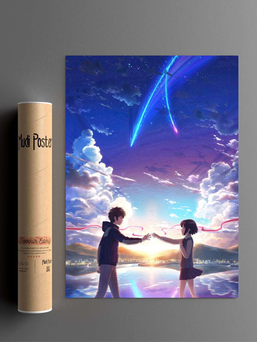 Your Name Anime Poster Çerçevesiz Yüksek Kalite Anime Duvar Poster