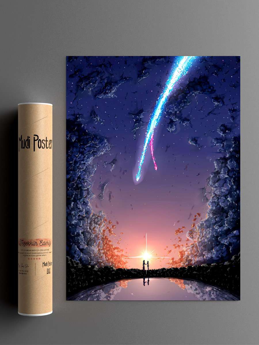 Your Name Anime Poster Çerçevesiz Yüksek Kalite Anime Duvar Poster