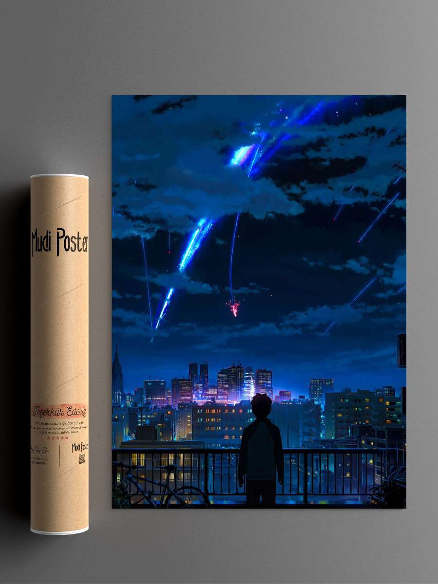 Your Name Anime Poster Çerçevesiz Yüksek Kalite Anime Duvar Poster