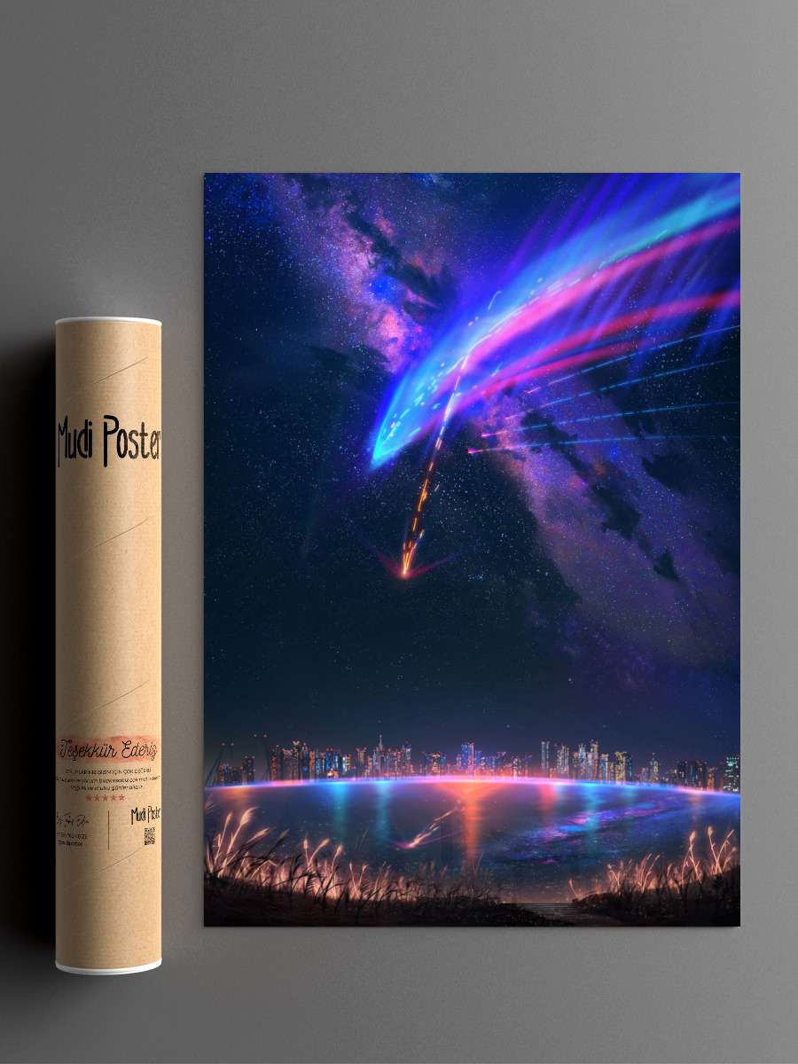 Your Name Anime Poster Çerçevesiz Yüksek Kalite Anime Duvar Poster