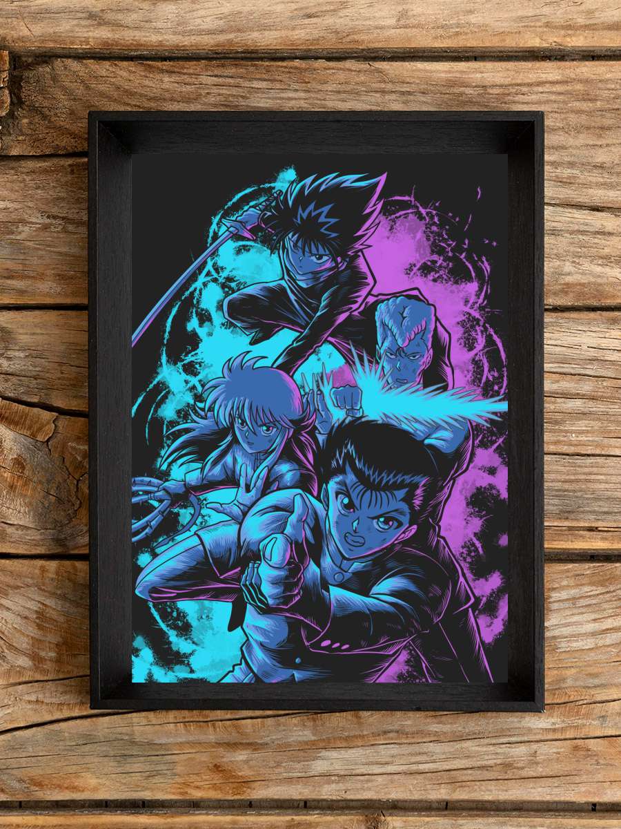 Yu Yu Hakusho Anime Poster Çerçevesiz Yüksek Kalite Anime Duvar Poster