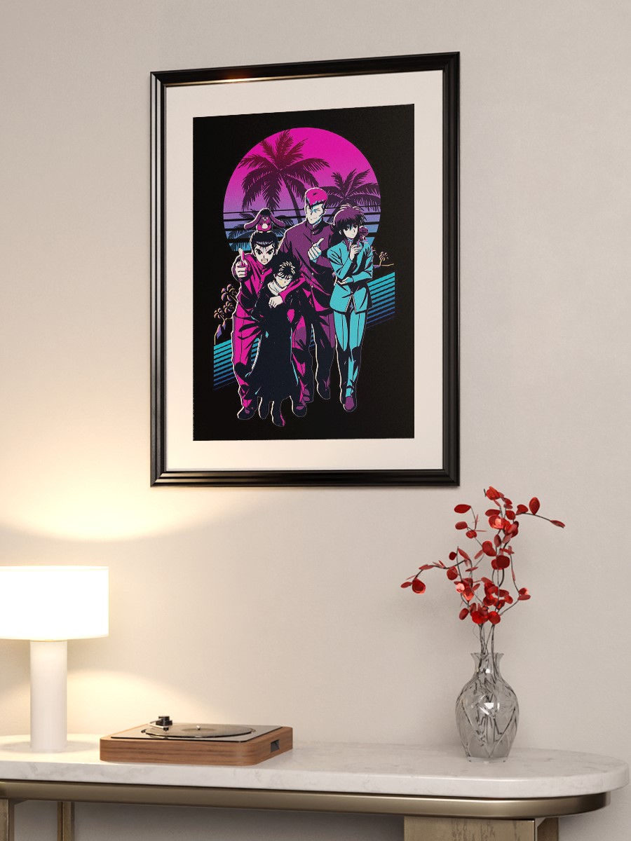 Yu Yu Hakuso Poster, Çerçevesiz Tv Film Poster