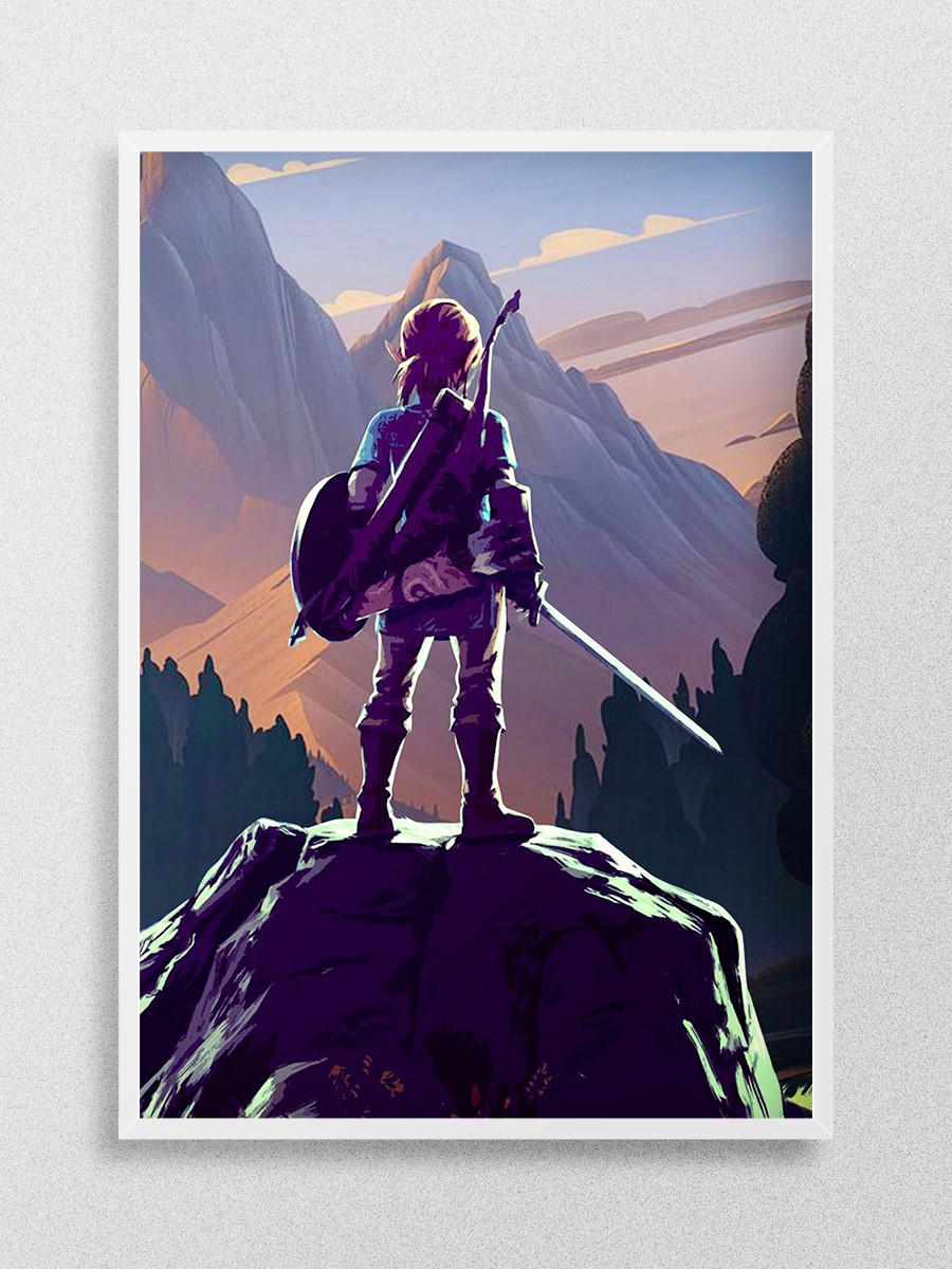 Zelda adventure Anime Poster Çerçevesiz Yüksek Kalite Anime Duvar Poster