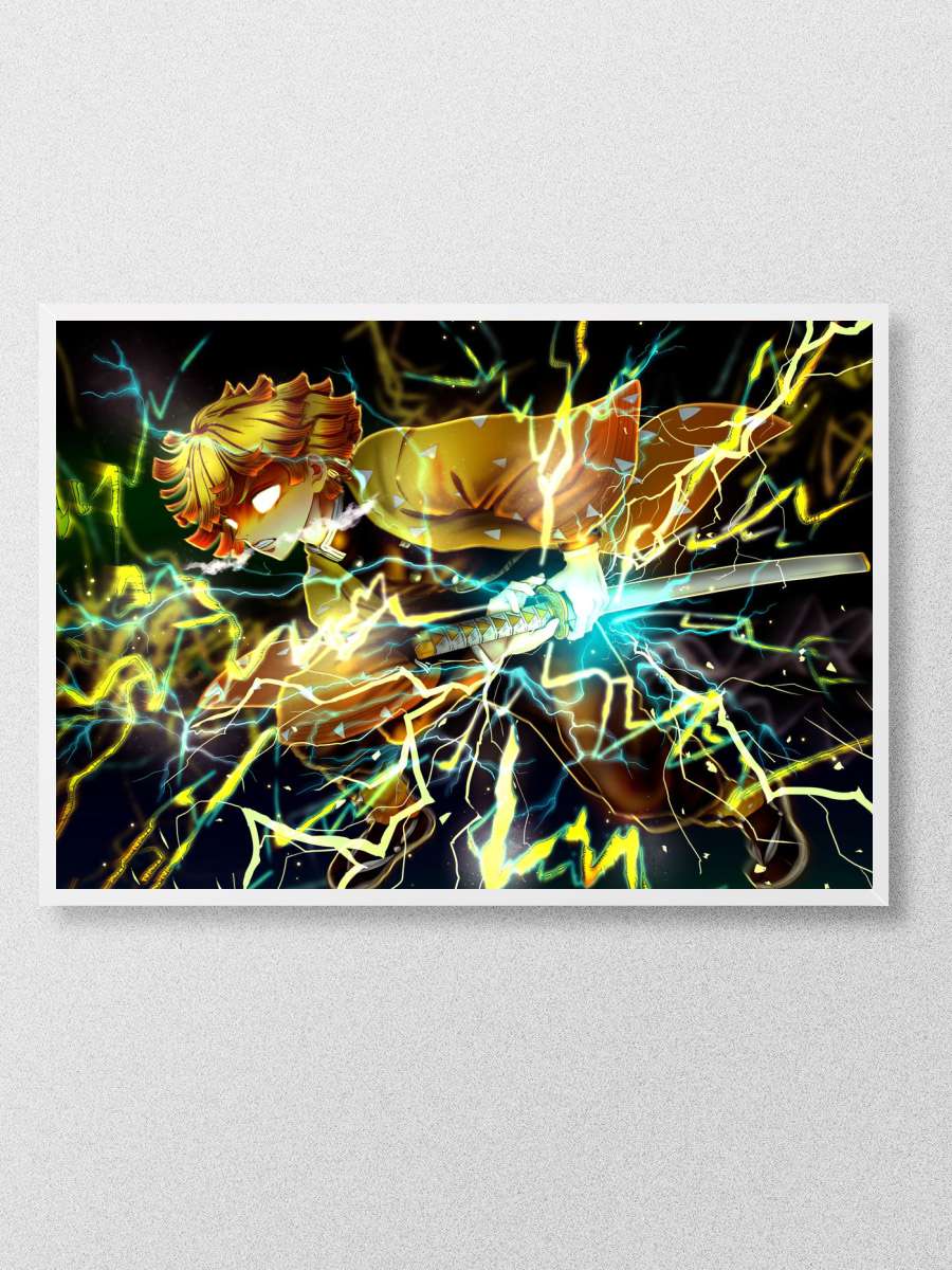 Zenitsu Anime Poster Çerçevesiz Yüksek Kalite Anime Duvar Poster