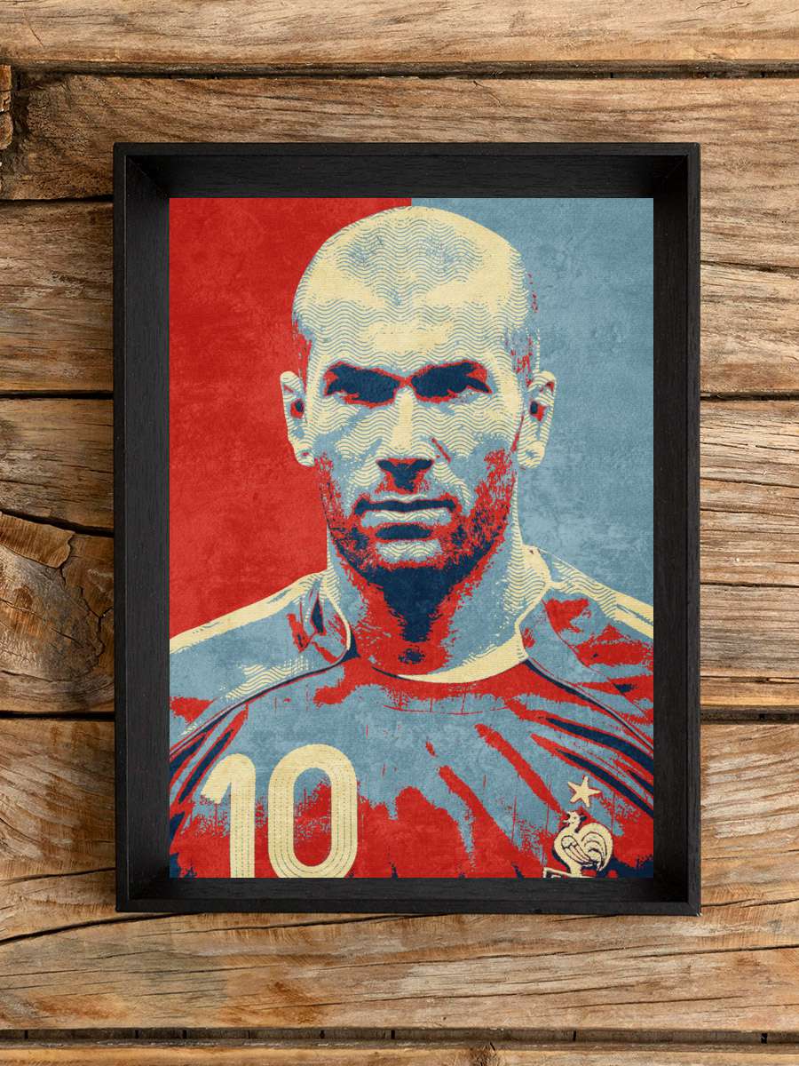 zidane Futbol Poster Çerçevesiz Yüksek Kalite Futbolcu Duvar Poster