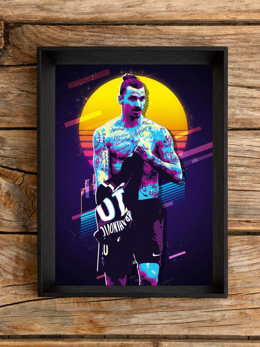 Zlatan Ibrahimovic Futbol Poster Çerçevesiz Yüksek Kalite Futbolcu Duvar Poster