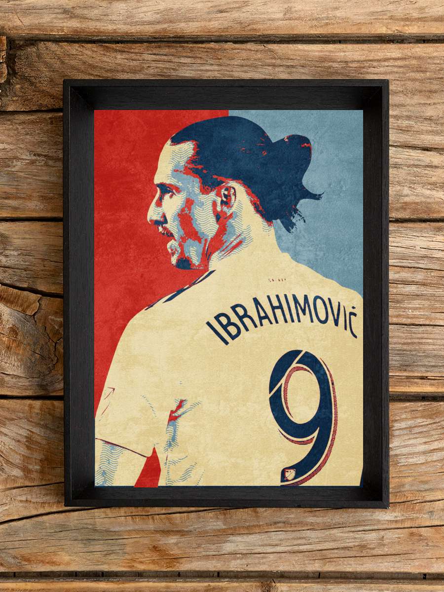 zlatan ibrahimovic Futbol Poster Çerçevesiz Yüksek Kalite Futbolcu Duvar Poster