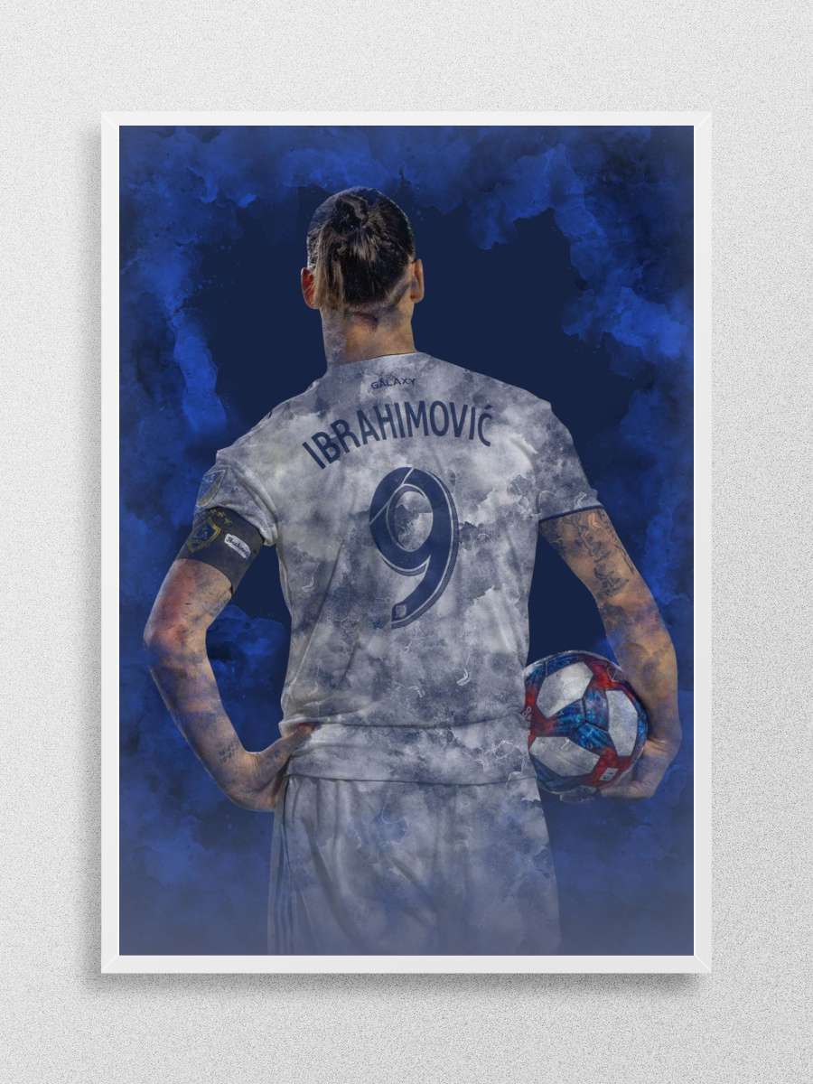 Zlatan Ibrahimovic Futbol Poster Çerçevesiz Yüksek Kalite Futbolcu Duvar Poster
