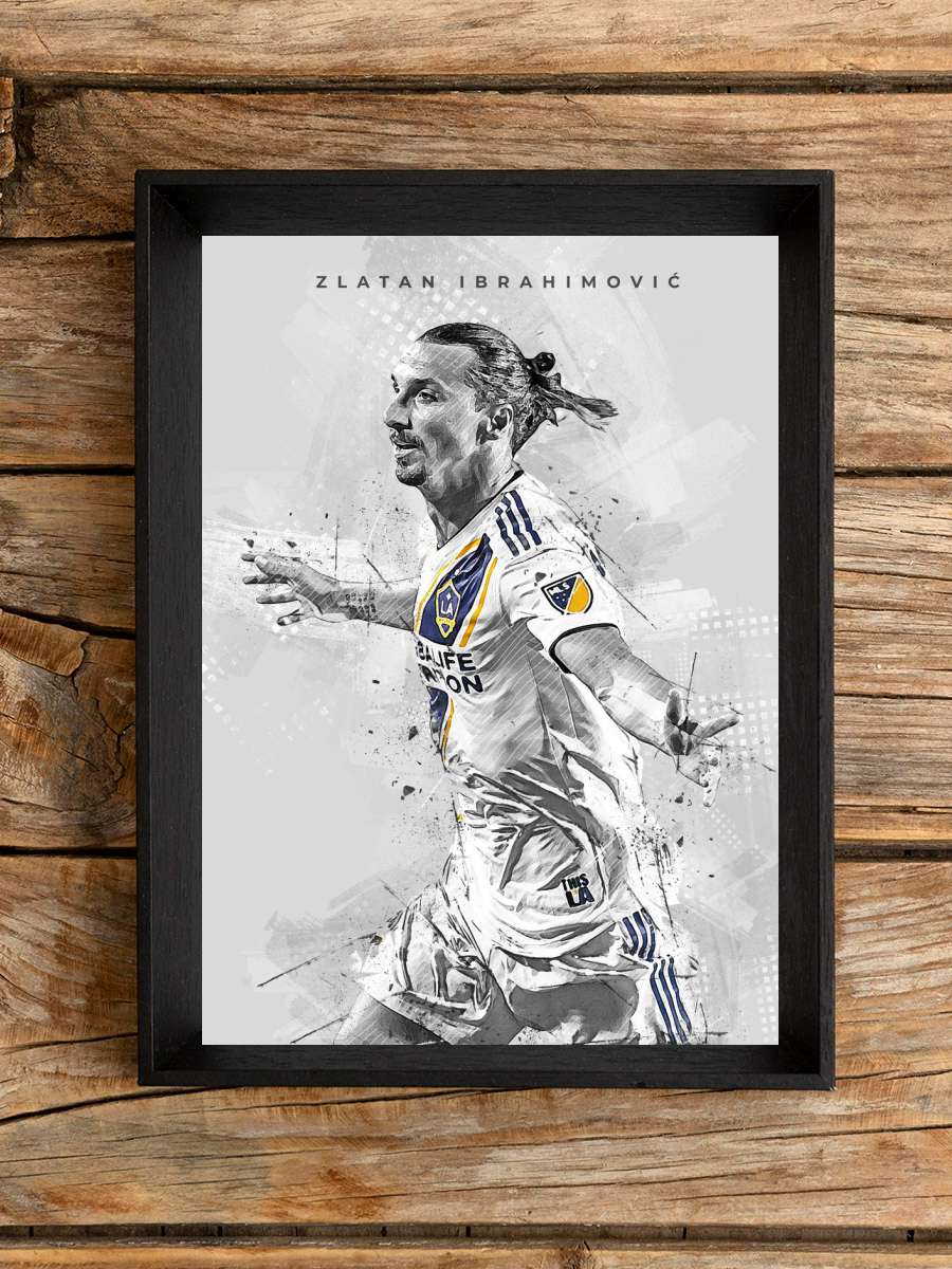 Zlatan Ibrahimovic Futbol Poster Çerçevesiz Yüksek Kalite Futbolcu Duvar Poster