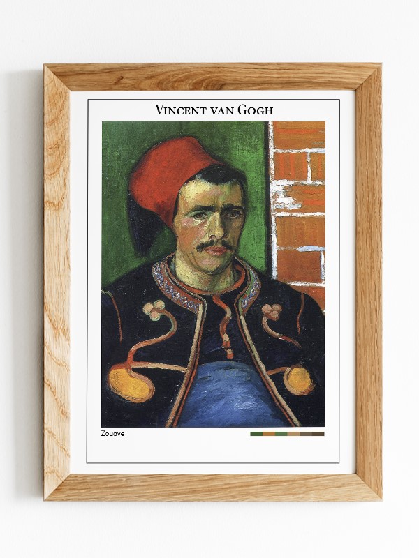 Vincent van Gogh Zouave Poster