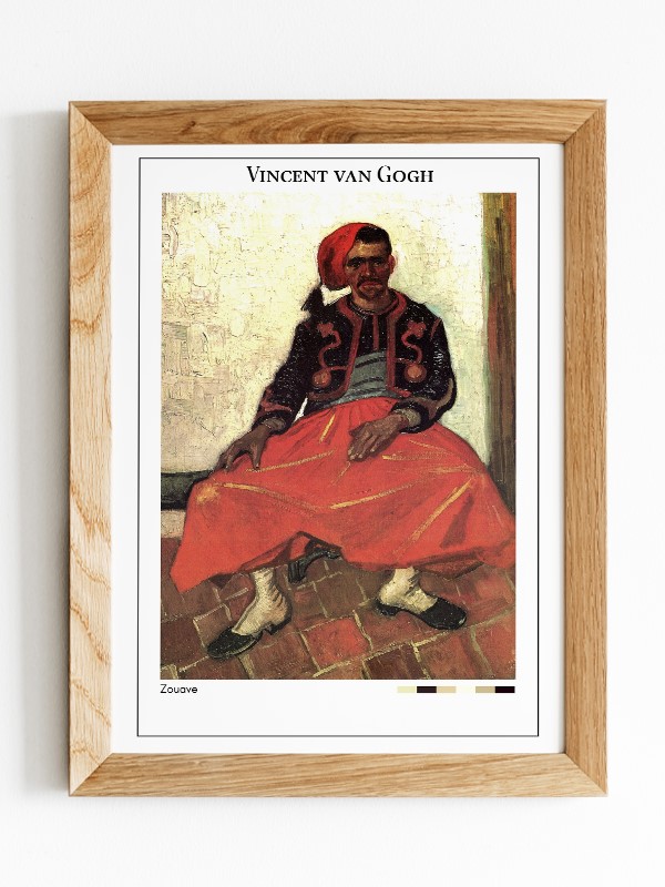 Vincent van Gogh Zouave Poster