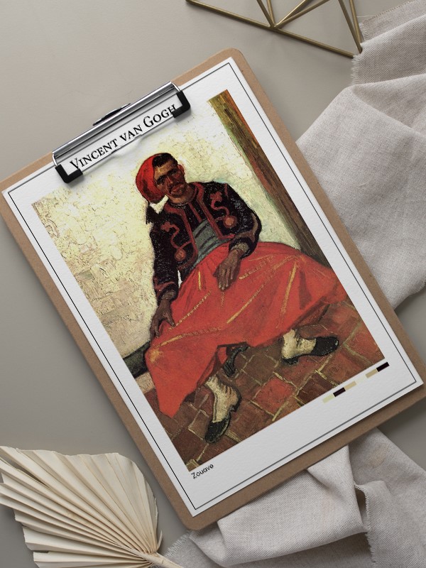 Vincent van Gogh Zouave Poster