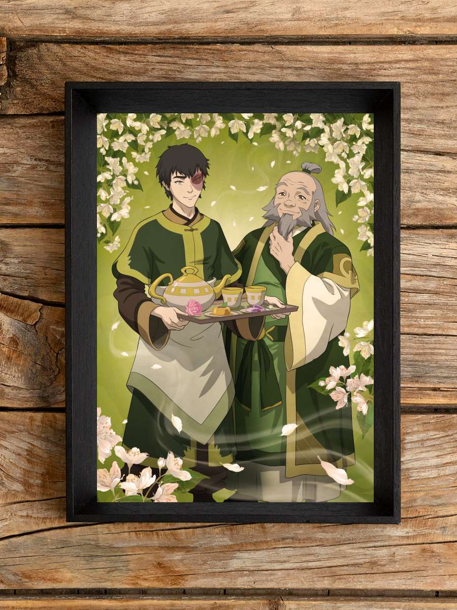 Zuko & Uncle Iroh Anime Poster Çerçevesiz Yüksek Kalite Anime Duvar Poster
