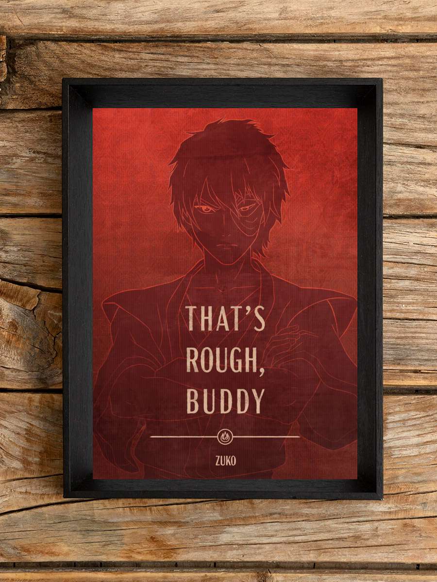 Zuko Quote Anime Poster Çerçevesiz Yüksek Kalite Anime Duvar Poster